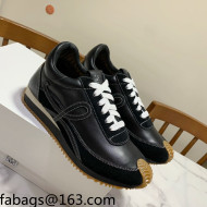 Loewe Suede & Calfskin Sneakers Black 2021 111746