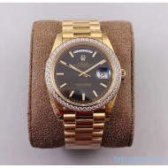 Rolex Datejust Watch 40mm With Crystal Gold/Black 2020 Top Quality 