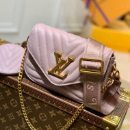 Louis Vuitton Multi Pochette New Wave Mini Bag M57864 Light Pink 2021