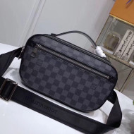 Louis Vuitton Men's Ambler Damier Graphite Canvas Belt Bag N41289 2019