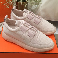 Hermes Team Fabric Sneaker Light Pink 2019