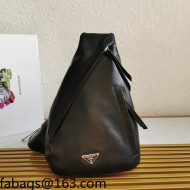 Prada Leather Messenger and Leather Backpack 2VZ092 Black 2021