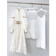Zimmermann Dress Set ZD021918 White 2022