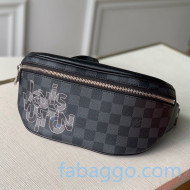 Louis Vuitton Men's Bumbag PM Belt Bag N40295 Damier Graphite Canvas/Grey 2020