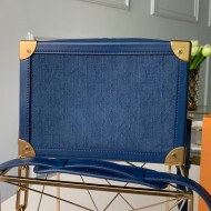 Louis Vuitton Monogram Denim Soft Trunk Box Shoulder Bag M44723 2019