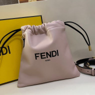 Fendi Pack Small Pouch Bucket Bag in Pink Nappa Leather Bag 2020