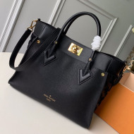 Louis Vuitton Monogram Tufting On My Side Tote Bag M53826 Black 2019