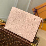 Louis Vuitton Pochette Toilette 26 Pouch in Monogram Leather M45665 Pink 2021