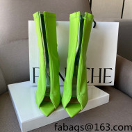 Gianvito Rossi Hiroko Lycra Fabric High Heel Ankle Boots 10.5 cm Green 2022