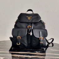Prada Small Nylon Backpack 1BZ677 Black 2021