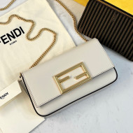 Fendi Leather Wallet on Chain with Pouch/Mini Bag 8521 White 2021