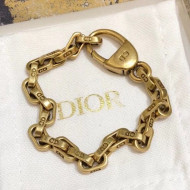 Dior Vintage CD Metal Bracelet Aged Gold 2020