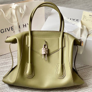 Givenchy Medium Antigona Soft Lock Bag in Smooth Leather Light Yellow 2022