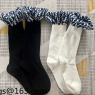 Dior Short Socks with Silk Band 2021
