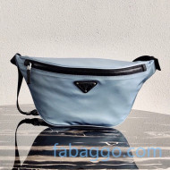 Prada Nylon and Saffiano Leather Belt Bag 2VL033 Blue 2020