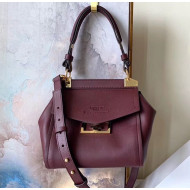 Givenchy Mystic Bag In Soft Baby Calfskin Leather Burgundy 2019
