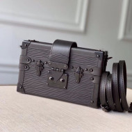 Louis Vuitton Petite Malle Epi Leather Matte Box Bag M55859 All Black 2020