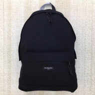 Balenciaga Explorer Cotton Canvas Backpack Black 2017