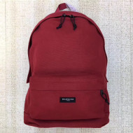 Balenciaga Explorer Cotton Canvas Backpack Red 2017