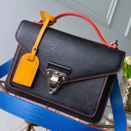 Louis Vuitton Soft Trunk Messenger Bag in Epi Leather M50377 Black 2019