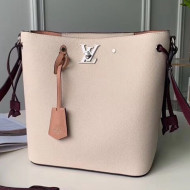 Louis Vuitton Lockme Bucket Bag M53584 Light Pink  