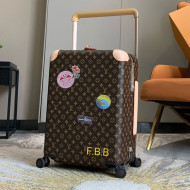 Louis Vuitton Flamingo Horizon 55 Luggage Travel Bag in Monogram Canvas 2021