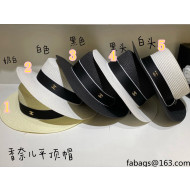 Chanel Straw Wide Brim Hat CHH31416 2022