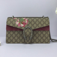 Gucci Dionysus Small GG Canvas Blooms Shoulder Bag 400249 2021 