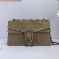 Gucci Dionysus Small Suede Shoulder Bag 400249 Taupe Brown 2021 