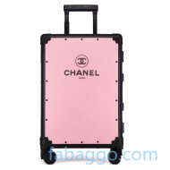 Chanel Matte Travel Luggage Pink 2020