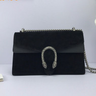 Gucci Dionysus Small Suede Shoulder Bag 400249 Black 2021 
