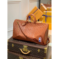 Louis Vuitton LV x NBA Keepall Bandoulière 55 Travel Bag M57973 Brown 2022