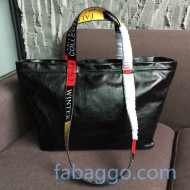 Balenciaga Small Logo Handle Shopping Tote Bag Black/Multicolor 2020