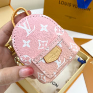 Louis Vuitton Monogram Canvas Mini Wrist Backpack Bag Light Pink 2021