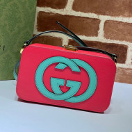 Gucci Leather Interlocking G Mini Bag 658230 Pink/Green 2021