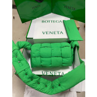 Bottega Veneta Padded Tech Cassette Crossbody Bag 628951 Parakeet Green 2021 