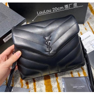 Saint Laurent LOULOU TOY Bag IN MATELASSÉ "Y" Leather 467072 Black 2020(Top Quality)