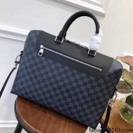 Louis Vuitton Porte-Documents Jour Bag in Damier Canvas N48260 Black 2021