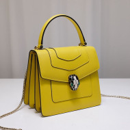 Bvlgari Serpenti Forever Mini Top handle Bag 28331 Yellow 2021