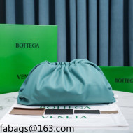 Bottega Veneta Large Pouch Soft Voluminous Clutch Bag Water Blue 2021 576227L