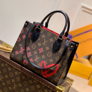 Louis Vuitton OnTheGo PM Tote Bag in Monogram Canvas M45654 Fall in Love 2021