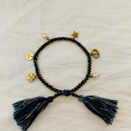 Dior Beach Charm Bracelet in Woven Cotton 2021 02