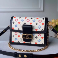 Louis Vuitton Game On Dauphine MM in White Monogram Canvas M57463 2020