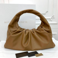 Bottega Veneta Large BV Jodie Leather Hobo Bag Brown 2020