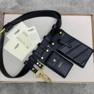 Fendi Multi-accessory Pocket Belt Bag Black 2019