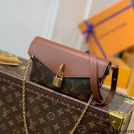 Louis Vuitton Padlock on Strap Mini Bag in Monogram Canvas M80763 Brown 2021
