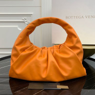 Bottega Veneta Large BV Jodie Leather Hobo Bag Orange 2020