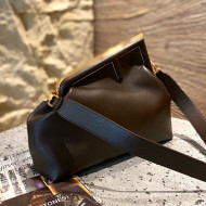 Fendi First Medium Leather Bag Coffee Brown 2021 80018L