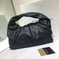 Bottega Veneta Small BV Jodie Leather Hobo Bag Black 2020