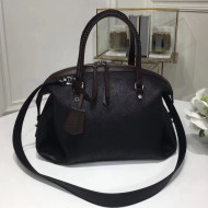 Louis Vuitton Mahina Perforated Leather Asteria Bag Black 2017